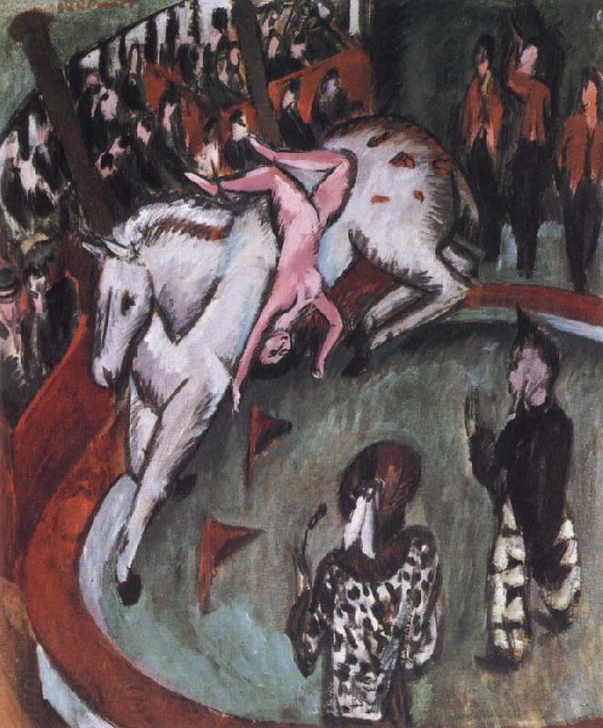 Ernst Ludwig Kirchner German,Circur Rider Norge oil painting art